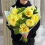 Bouquet of 11 Sonoma Halo peonies «Solar Silk»