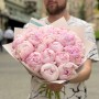 19 півоній сорту Petticoat Flounce у букеті «Зефірний настрій»