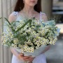 Ніжний букет у польовому стилі «Степові зірочки»