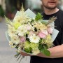 Light Meadow Bouquet with Gerberas «Dance at Dawn»