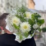 Garden bouquet with dahlias «Moonlight»