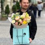 Пудровый нежный букет «Лимонный привкус»