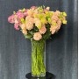 Alissa Peach & Alissa Pink Airy Seasonal Eustoma 