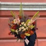 Luxurious bouquet with eremurus «Cosmic Miracle»