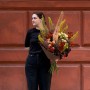 Luxurious bouquet with eremurus «Cosmic Miracle»
