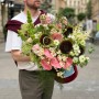 Charming Anthurium Arrangement in a Box «Olga's Little Summer»
