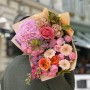 Літній букет у теплих відтінках «Духмяний абрикос»