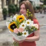 Світлий життєрадісний букет «Луговий мед»