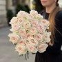 White O'Hara fragrant peony rose
