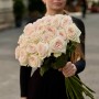 White O'Hara fragrant peony rose