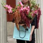 Distinctive Seasonal Bouquet with Hydrangeas and Gladioli «Ruby Springs»