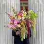 Voluminous Tiered Seasonal Bouquet «Walk Beneath the Glow»