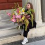 Voluminous Tiered Seasonal Bouquet «Walk Beneath the Glow»
