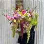 Voluminous Tiered Seasonal Bouquet «Walk Beneath the Glow»