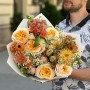 Sunny Bouquet with Peony-Style Roses «Scent of Cinnamon»