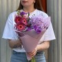 Distinctive Mixed Bouquet with Gerberas «Purple Glow»