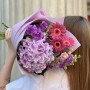Distinctive Mixed Bouquet with Gerberas «Purple Glow»