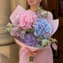 Букет из 3 роскошных эквадорских гортензий «Цветные облака»