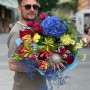 Екстравагантний дизайнерський букет з екзотичною ноткою «Скарби Морії»
