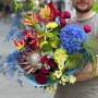 Екстравагантний дизайнерський букет з екзотичною ноткою «Скарби Морії»