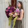 Цікавий контрастний літній букет «Вечірній Орлеан»