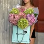 Bouquet with 7 Hydrangeas in Beautiful Shades «Lavender Mist»