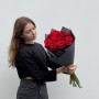 15 троянд сорту Freedom у букеті «Мова серця»