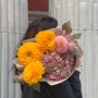 Vibrant Bouquet with Sunflowers «Golden Summer»