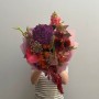 Bold Bouquet with Gladioli «Velvet Sunset»
