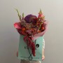Bold Bouquet with Gladioli «Velvet Sunset»