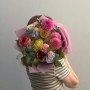 Romantic Garden-Style Bouquet with Dahlias «Floral Praline»