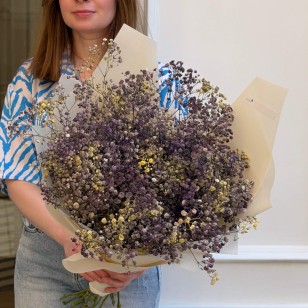 Bouquet with 15 Stems of Gypsophila «Golden Blackberry»