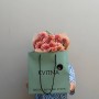 15 жоржин сорту Peaches N' Cream у букеті «Персикове джелато»