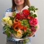 Vibrant Summer Bouquet with Hydrangea «August Confetti»