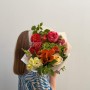 Vibrant Summer Bouquet with Hydrangea «August Confetti»