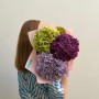 Bouquet with 3 Hydrangeas «Charming Trio»