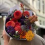 Contrasting Seasonal Bouquet in Rich Shades «Copper Sun»