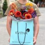 Contrasting Seasonal Bouquet in Rich Shades «Copper Sun»