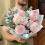 Романтичный пастельный букет «Сладкая свежесть»