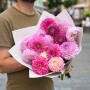 15 жоржин у букеті «Літні зефірки»
