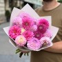 15 жоржин у букеті «Літні зефірки»