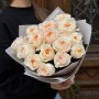Bouquet of 15 Vicky Gardens Peony Roses «A Touch of Champagne»
