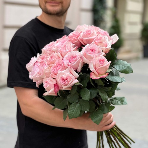 Роза пионовидная Pink O'Hara