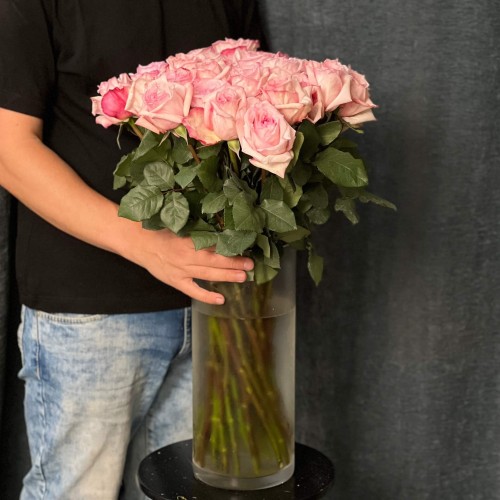 Роза пионовидная Pink O'Hara