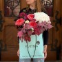 Exquisite Bouquet with Peony Roses «Morning in Love»