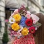 Bright Bulticolored Bouquet «Palette of Joy»