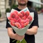 19 жоржин Linda's Baby у букеті «Апельсинові карамельки»