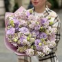 Lush and Fragrant Bouquet in Lilac Tones «Floral Kiss»