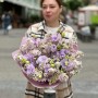 Lush and Fragrant Bouquet in Lilac Tones «Floral Kiss»