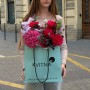 Букет в насыщенных оттенках с гортензией «Любовь к Маричке»